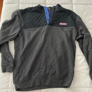 Vineyard Vines Quarter Button Sweatshirt